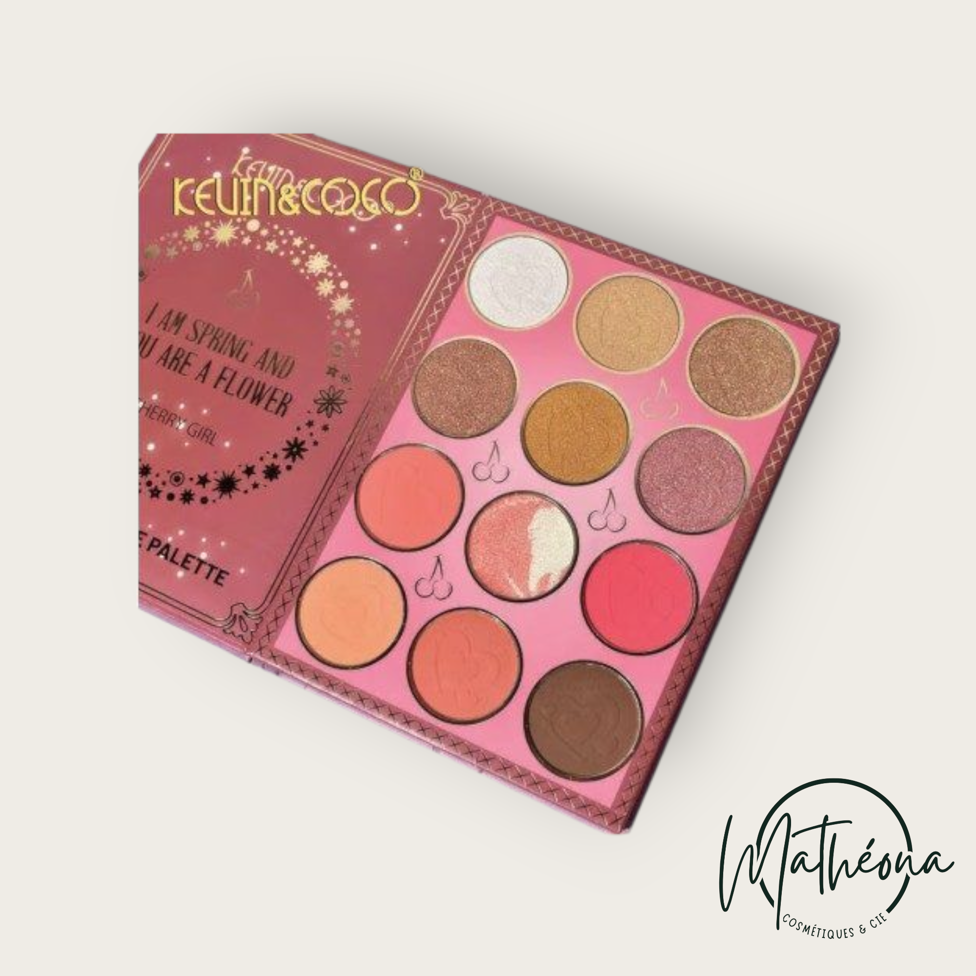 Palette ombres à paupières Kevin & Coco