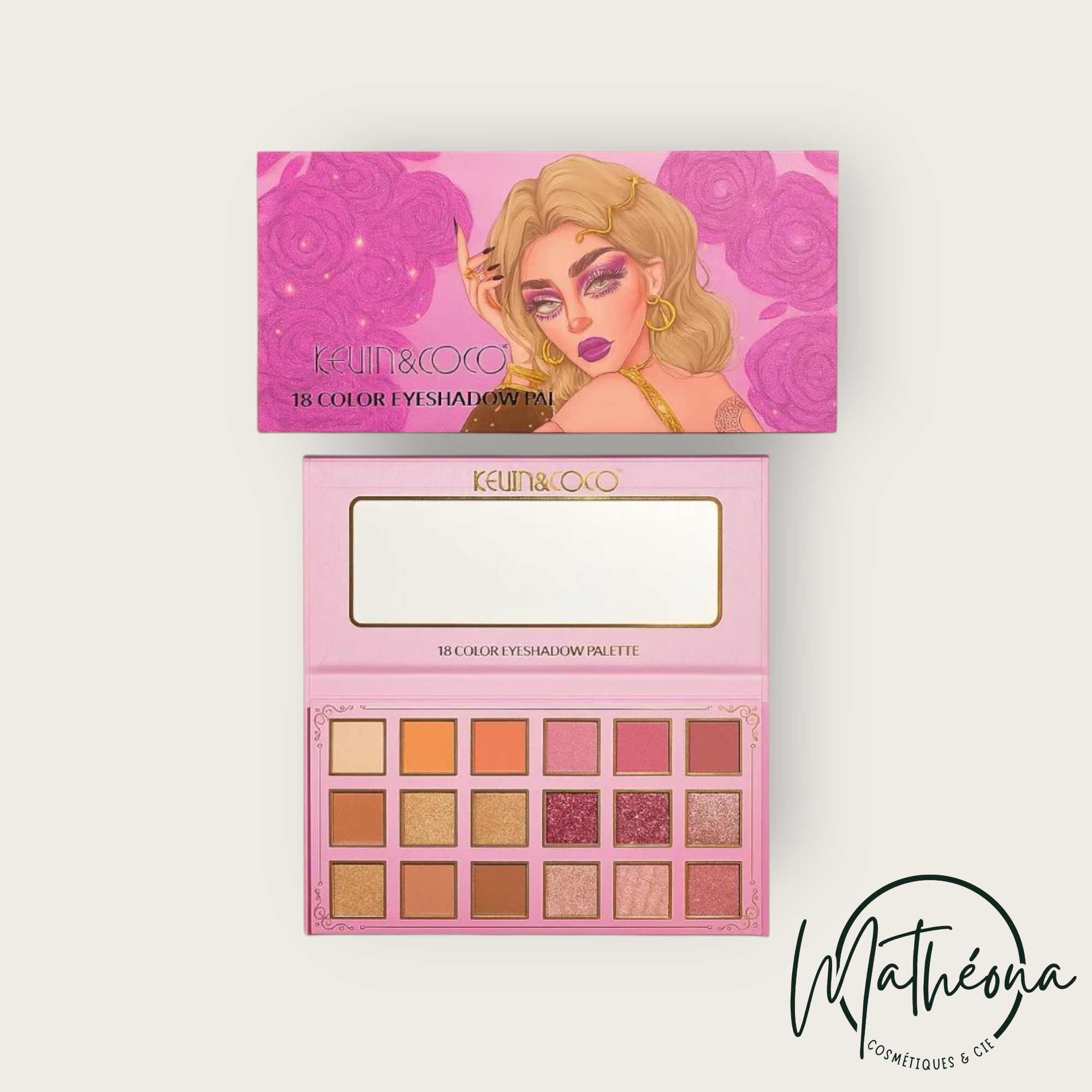 Palette rosé Kevin & Coco