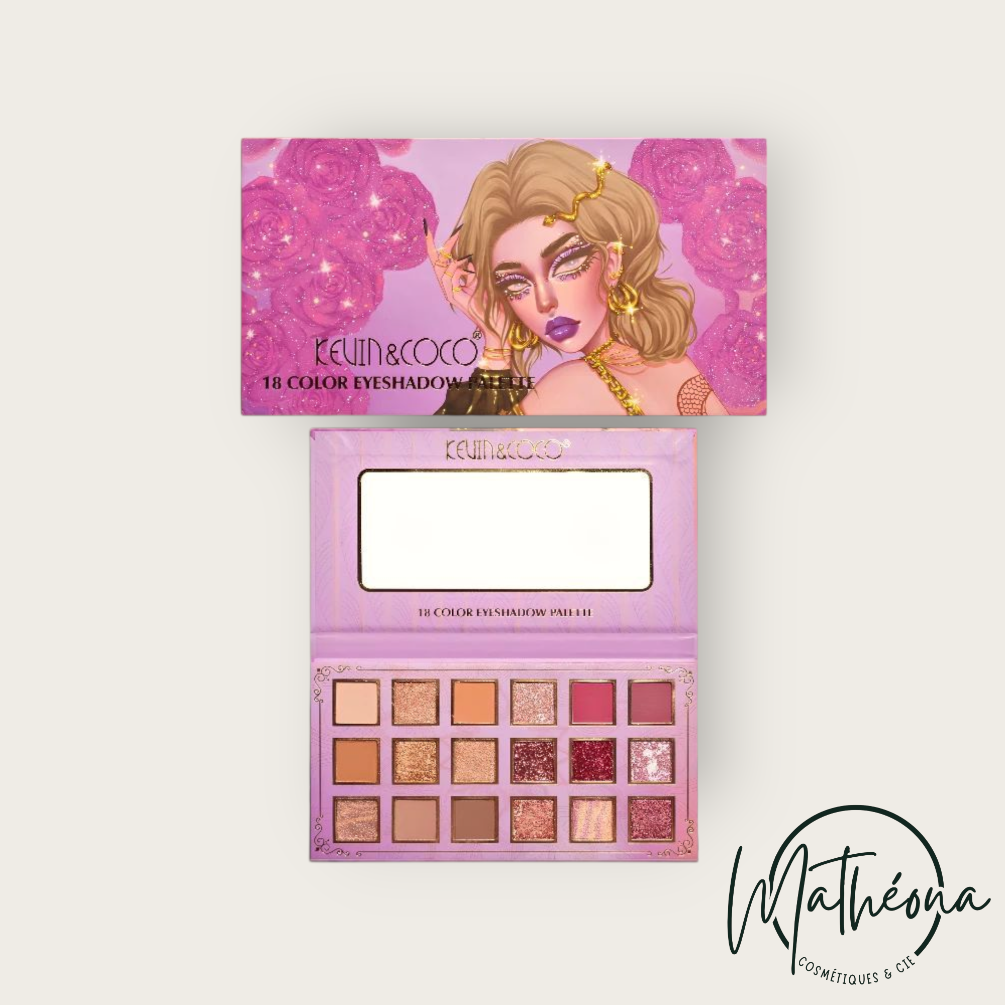 Palette rosé Kevin & Coco