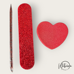Charger l'image dans la galerie, Mini kit ongles rouge amour ❤️
