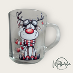 Charger l'image dans la galerie, Mug/tasse verre Renne de Noël 🎅
