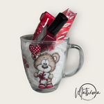 Charger l'image dans la galerie, Grand Mug/tasse verre transparent Amour ❤️ St Valentin
