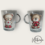 Charger l'image dans la galerie, Grand Mug/tasse verre transparent Amour 💘  St Valentin
