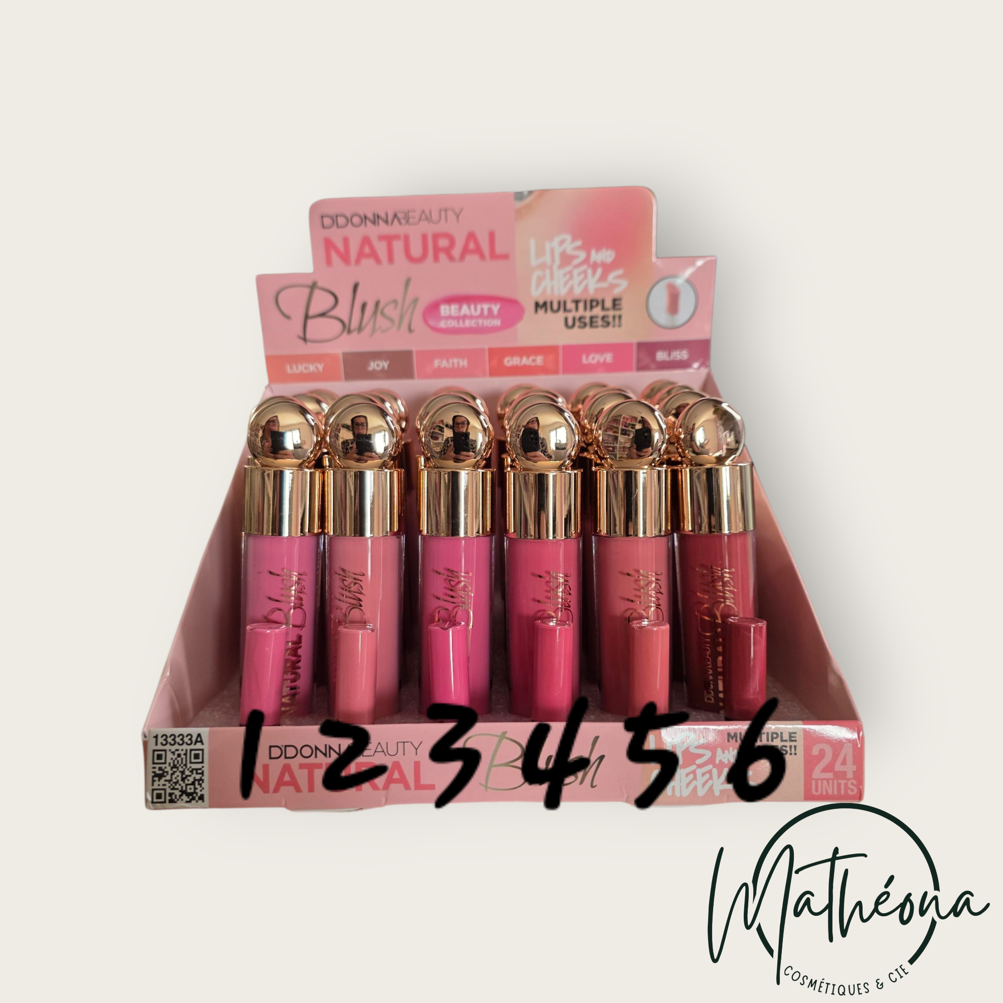 Blush liquide Lips and cheeks D'donna