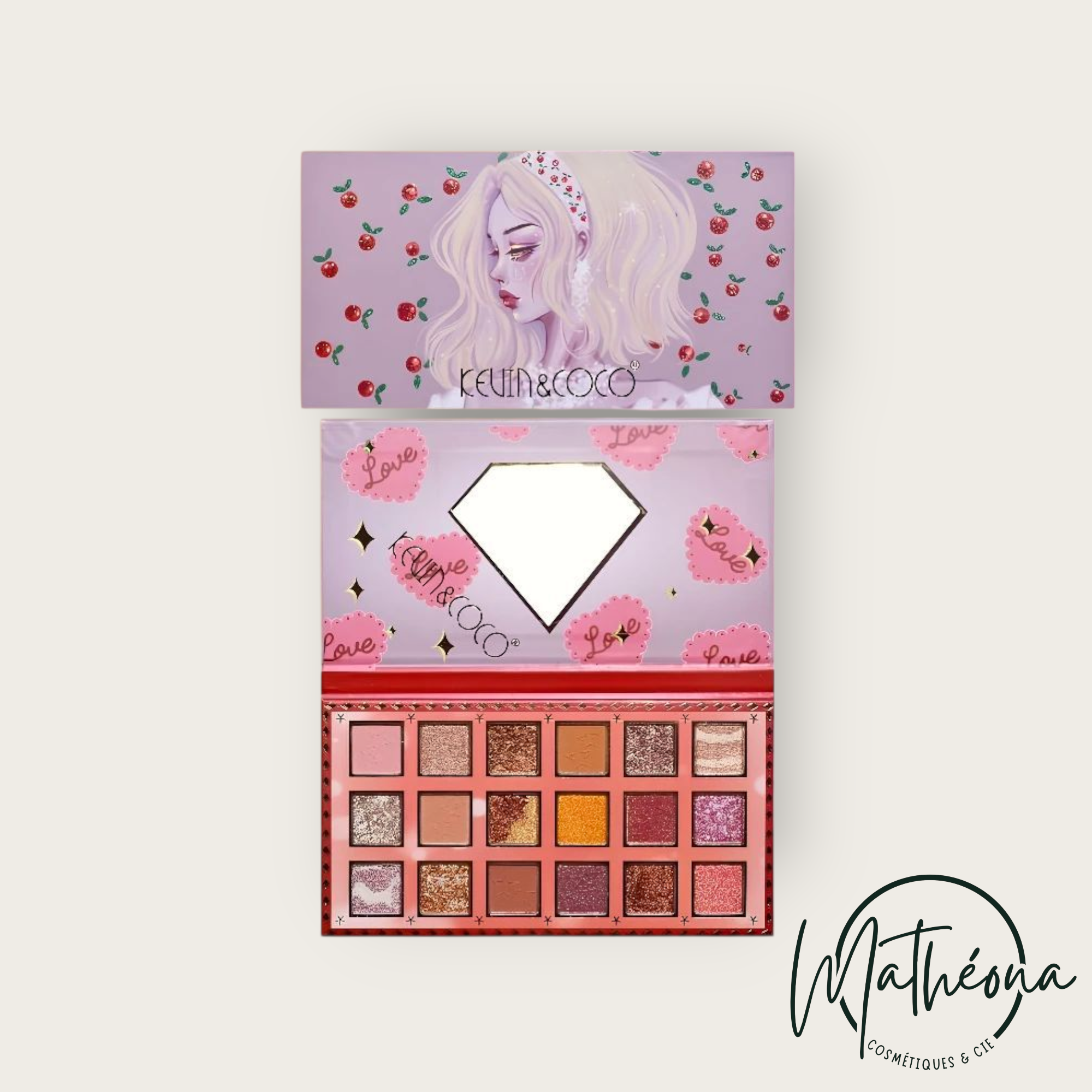 Palette nude/ marron Kevin & Coco