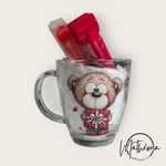 Charger l'image dans la galerie, Grand Mug/tasse verre transparent Amour ❤️ St Valentin
