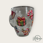 Charger l&#39;image dans la galerie, Grand Mug/tasse verre transparent Noël 🎅
