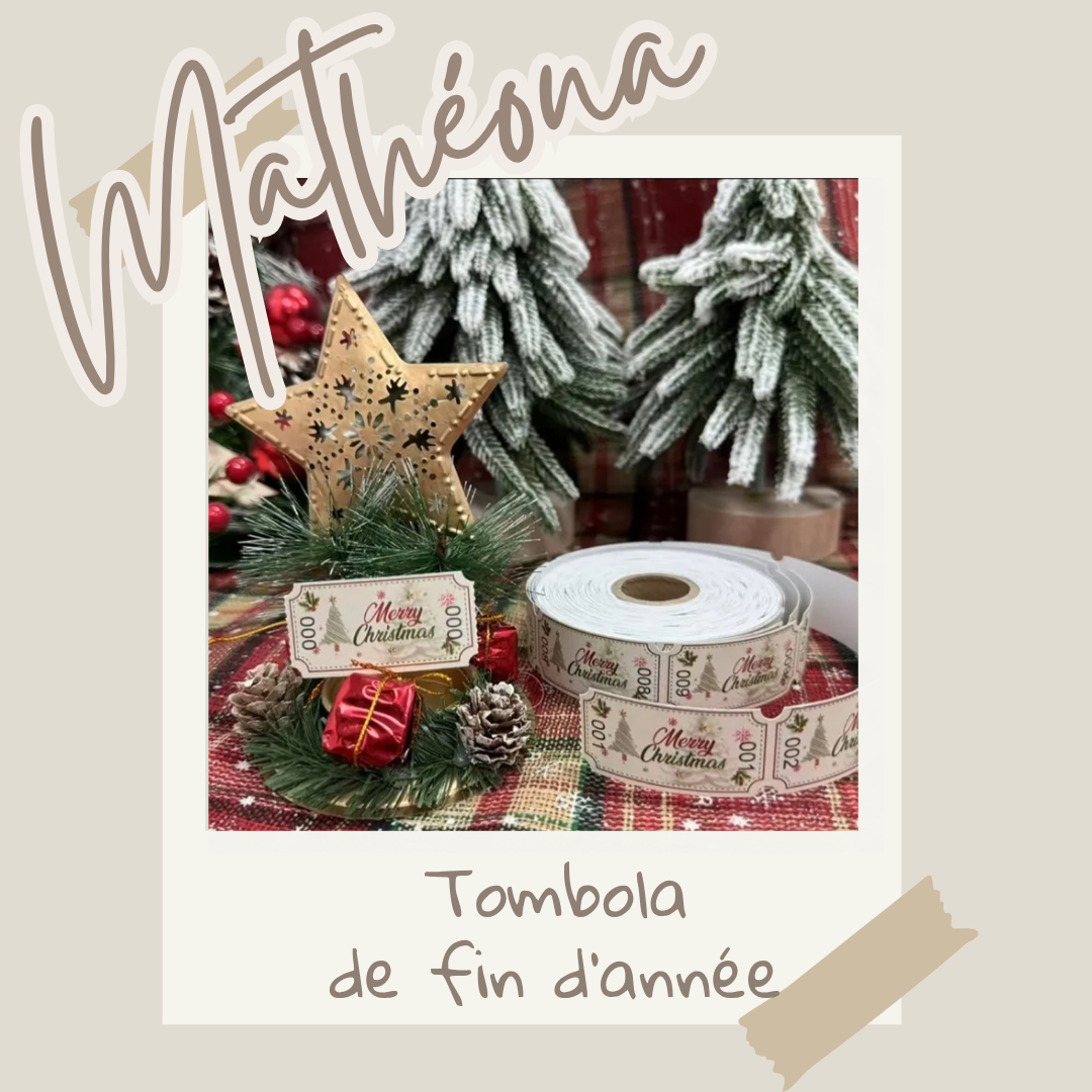 Tombola de fin d'année à partir du 1er novembre 2025🎄🎅🦌☃️