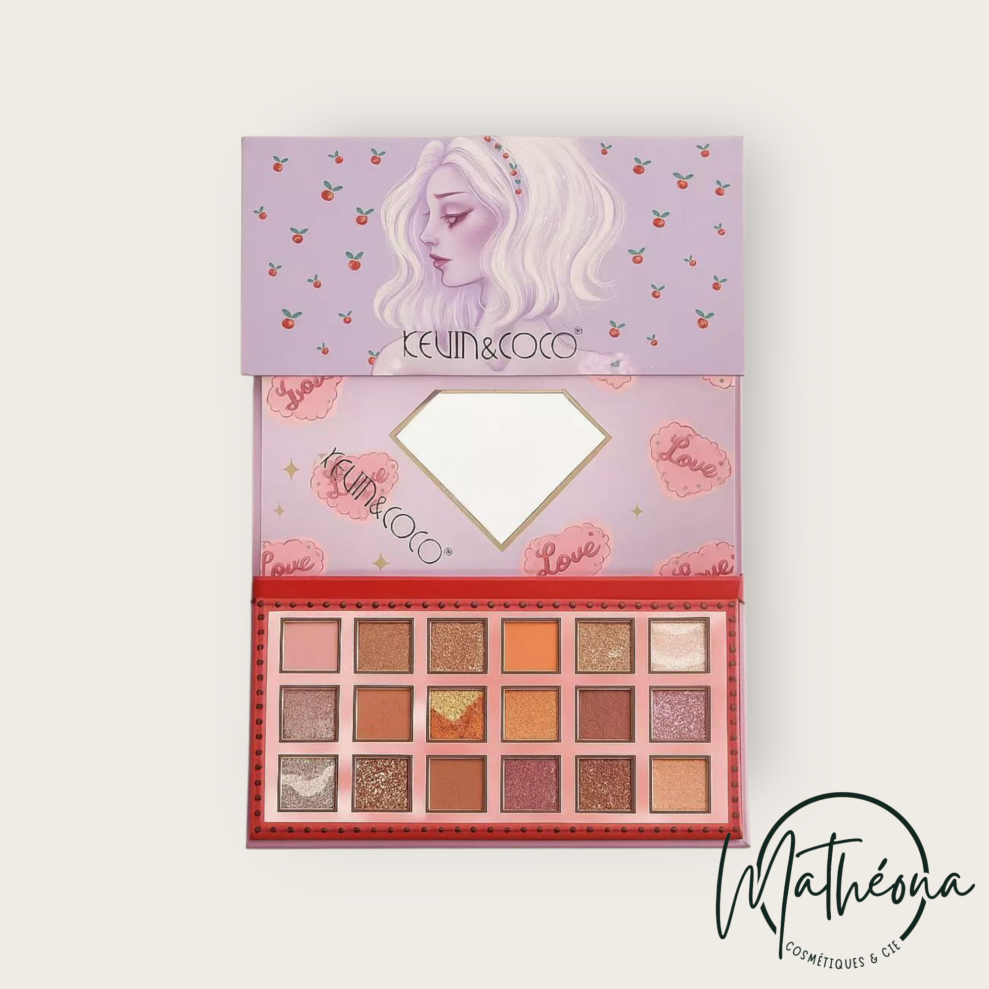 Palette nude/ marron Kevin & Coco