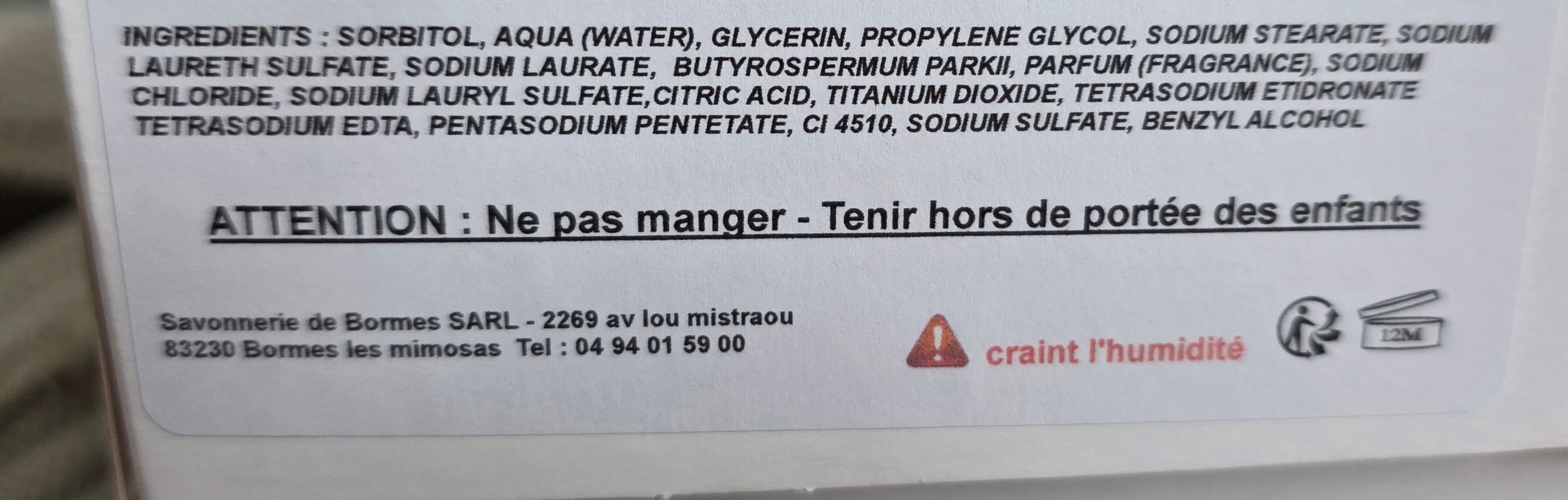 Savon part de tarte framboise 100gr Savonnerie de Bormes