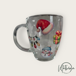 Charger l&#39;image dans la galerie, Grand Mug/tasse verre transparent Noël 🎅
