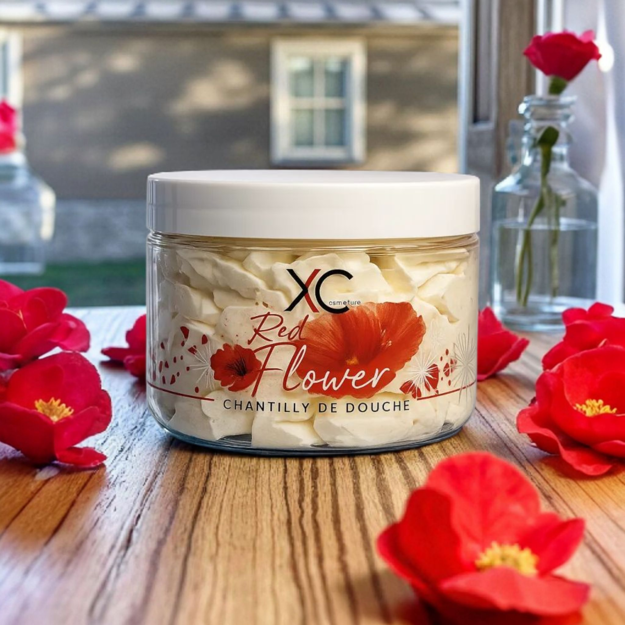Savon fouetté Red Flower