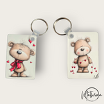 Charger l'image dans la galerie, Porte clefs St Valentin ❤️ Ourson mignon
